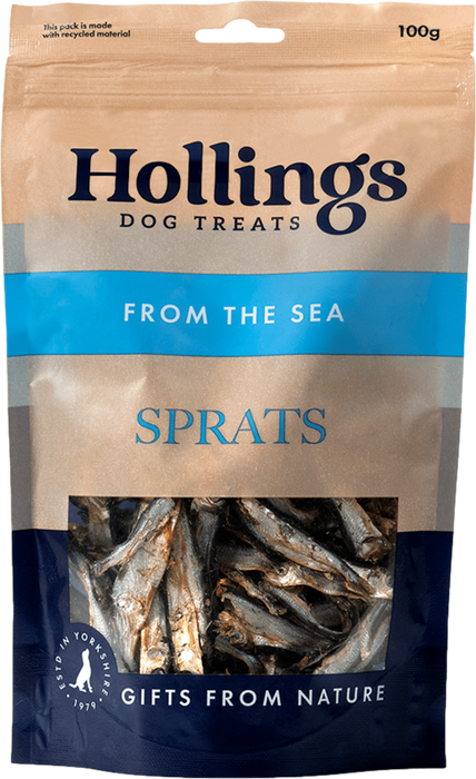 Hollings Sprats 100g Dog Treats