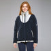 Toggi Spruce Shearling Jacket Navy & Stone