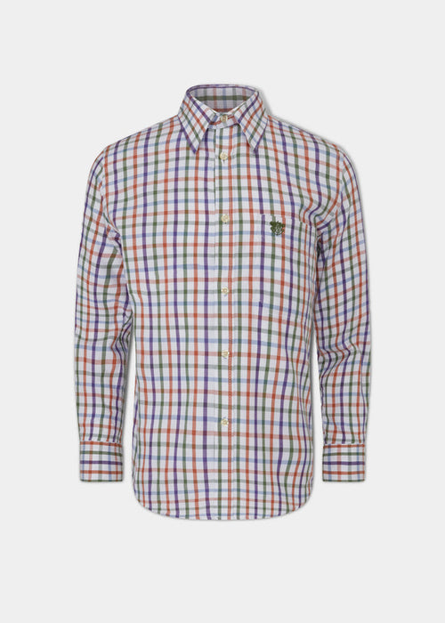 Alan Paine Ilkley Kids Shirt Rust Check