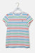 Lighthouse Causeway Short Sleeve Tee Seagrass Blue Poppy Stripe