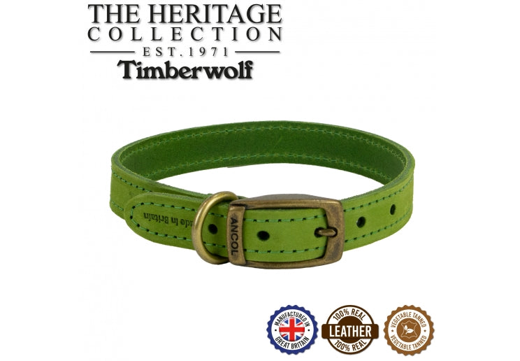 Ancol Timberwolf Collar Green