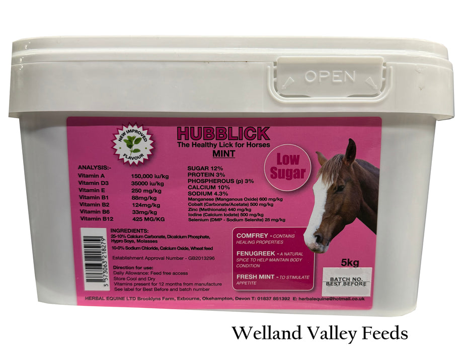 Hubblick Equine Mint Lick 5kg