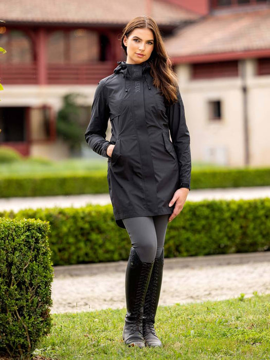 LeMieux Grace Black Long Rain Jacket