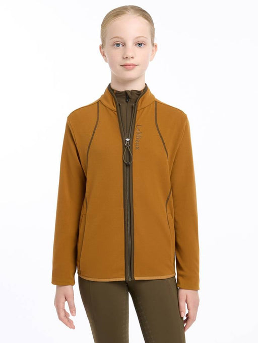 LeMieux Young Rider Felicity Zip Throgh Fleece Ginger