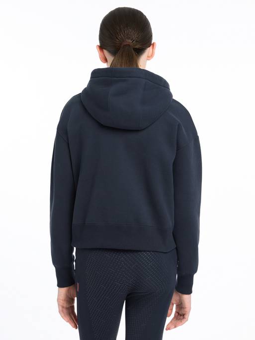 LeMieux Young Rider Hettie Half Zip Hoodie Navy