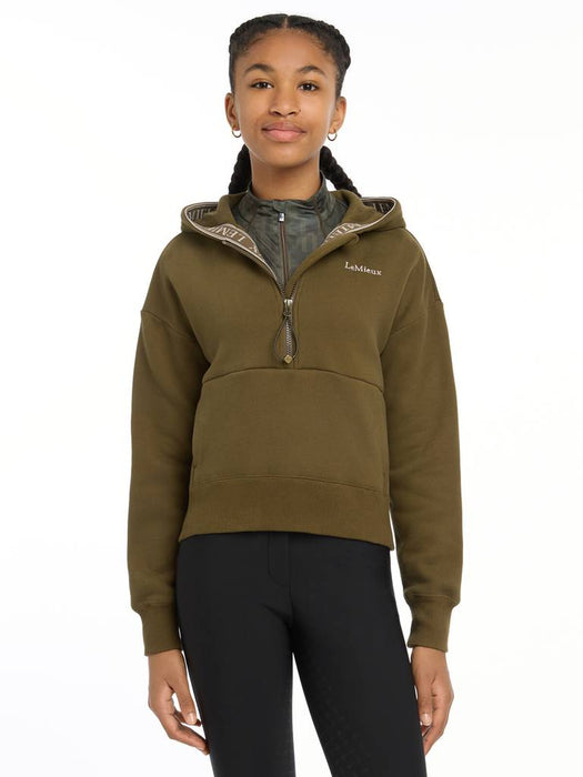 Young Rider Hettie Half Zip Hoodie Alpine