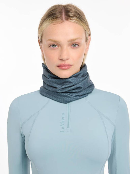 LeMieux Printed Stretch Snood Petrol