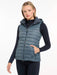 LeMieux Tilly Hooded Puffer Gilet Petrol