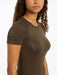 LeMieux Britney Short Sleeved Seamless Top Alpine