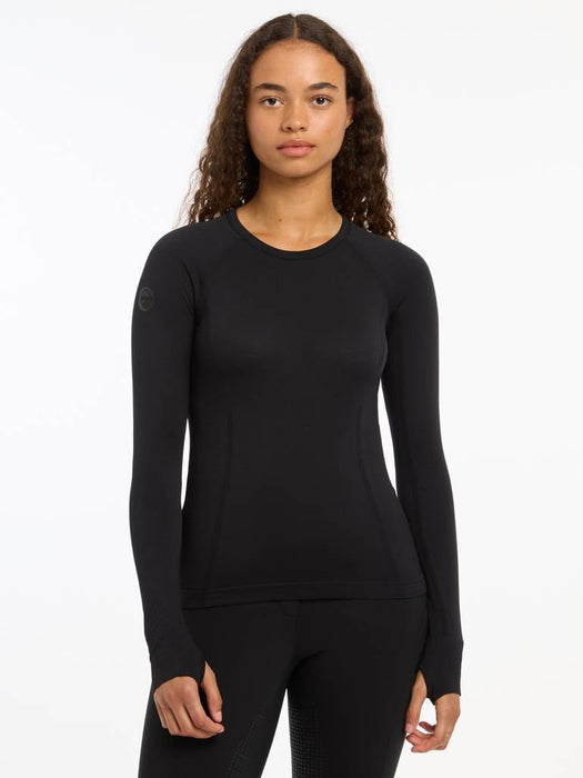 LeMieux Britney Long Sleeved Seamless Top Black