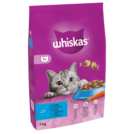 Whiskas Adult 1+ Complete Dry Cat Food With Tuna