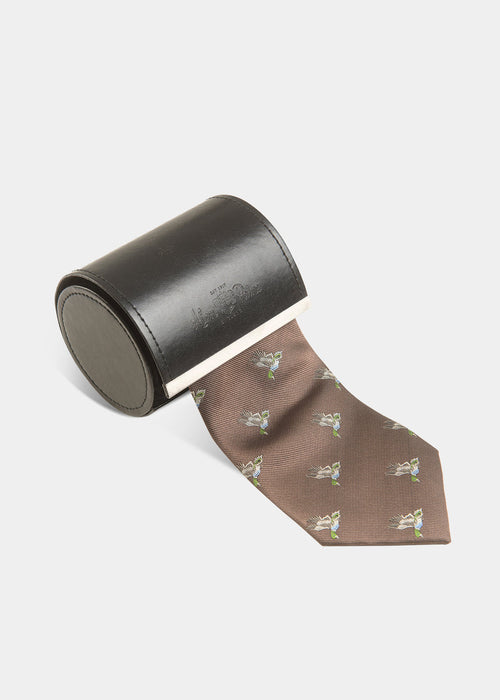 Alan & Payne Ripon Silk Tie Flying Duck