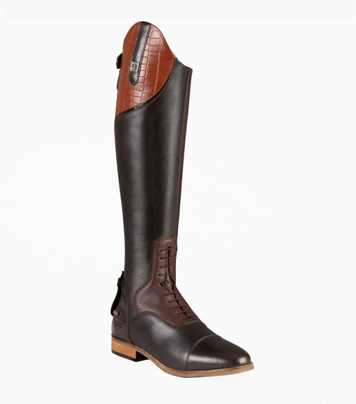 Premier Equine Passaggio Ladies Leather Field Tall Riding Boot Brown Welland Valley Feeds Ltd