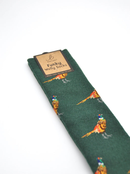 Funky Welly Sock Pheasant 4-7