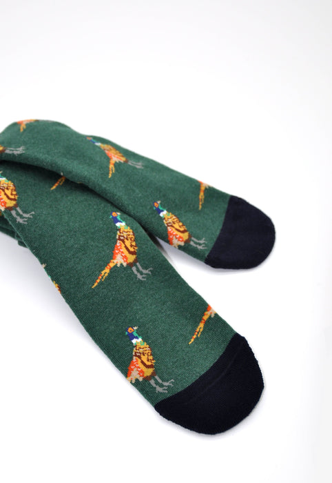 Funky Welly Sock Pheasant 4-7