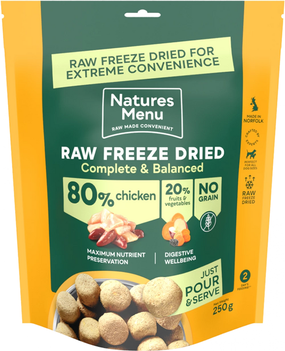 Natures Menu Freeze Dried Dinner Chicken 120g