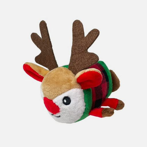 Xmas Wind Up Reindeer Cat Toy