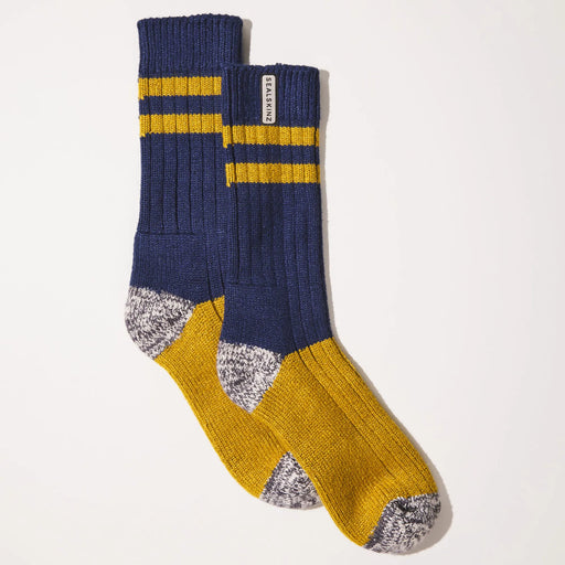 Sealskinz Cawston Mid Length Bamboo Sock Navy