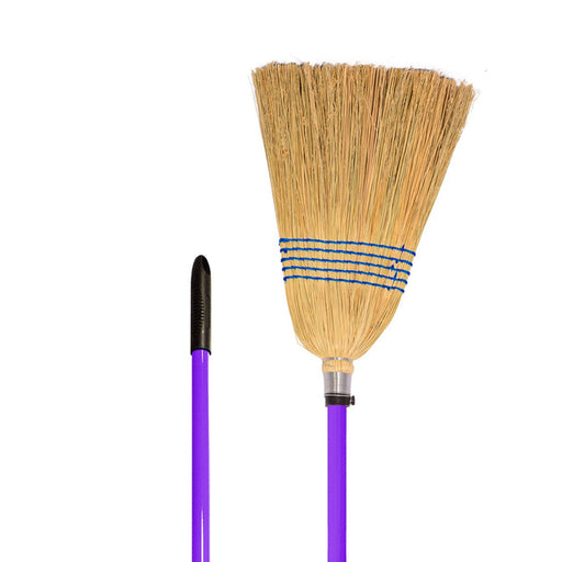 Standard Corn Broom Purple