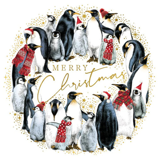 The Art File Christmas Penguin Card