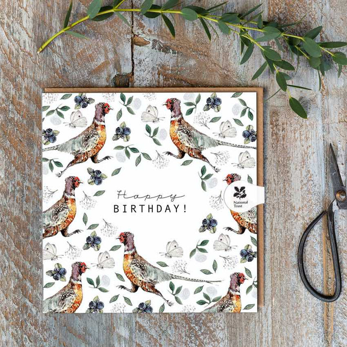 Toasted Crumpet Birthday Pheasant Card