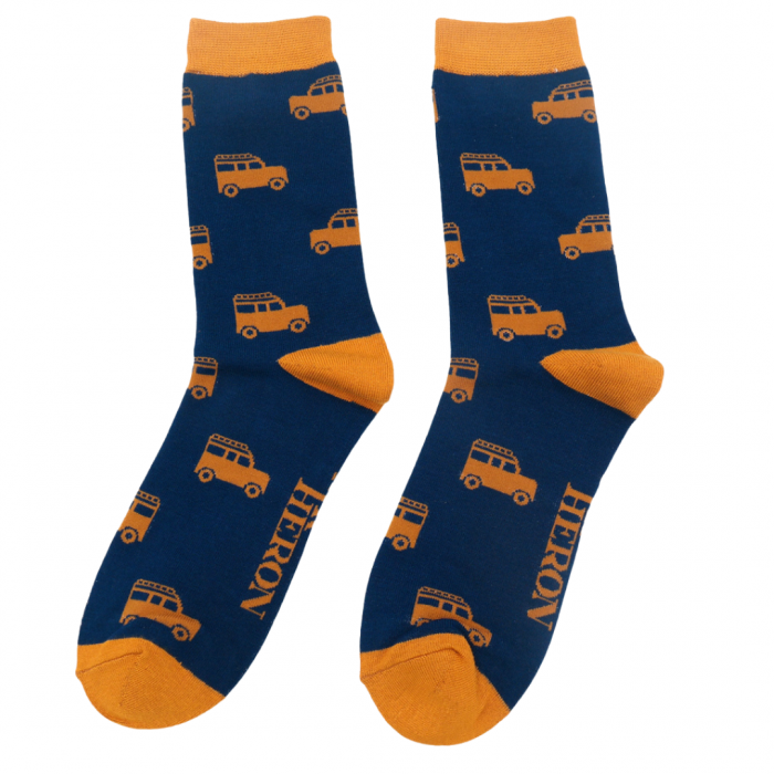 Mr Heron Off Roading Socks Navy