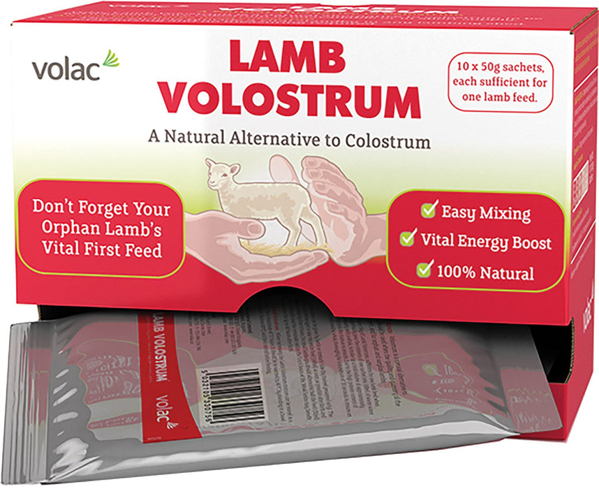 Volac Lamb Volostrum 10x50g Sachets