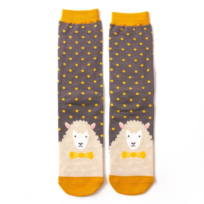 Mr Heron Sheepish Grey Socks