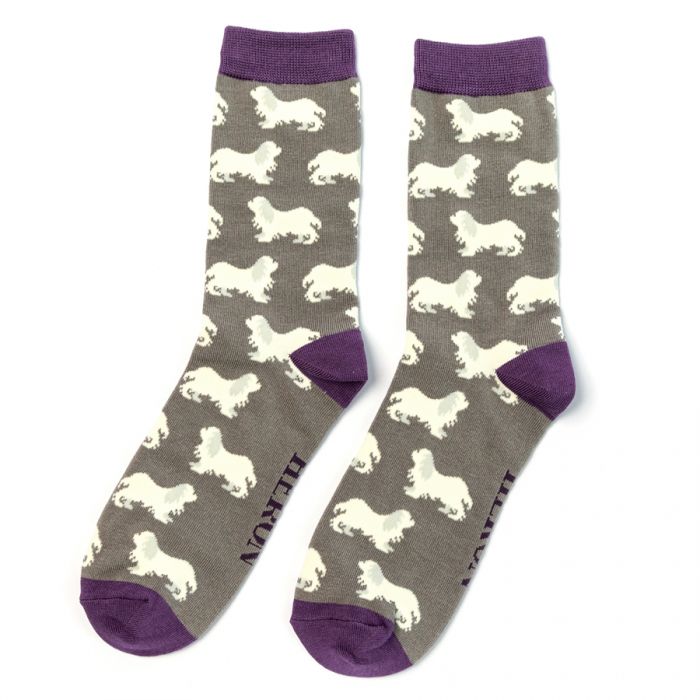 Mr Heron Spaniels Grey Socks