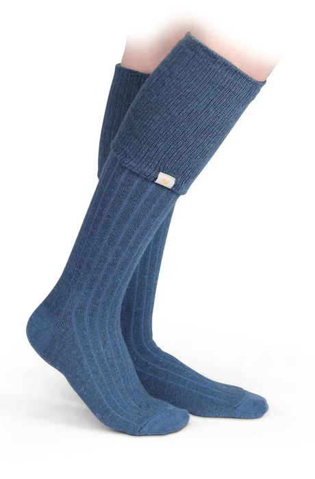 Aubrion Cottonwood Boot Socks Blue