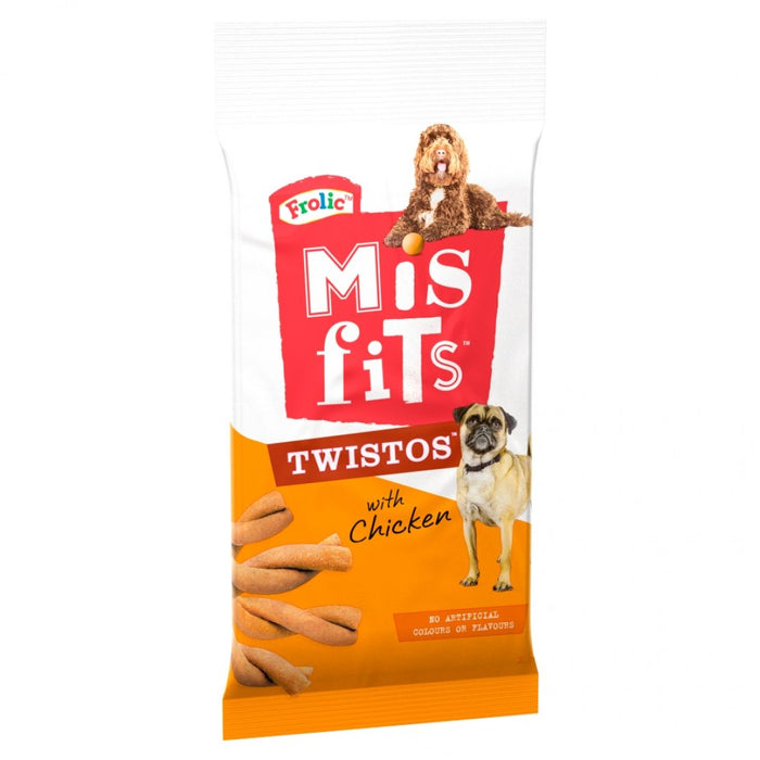 Misfits Twistos Chicken 105g Dog Treats