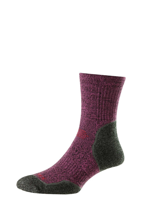 HJ Protrek Light Hike Sock 4-7 Raspberry