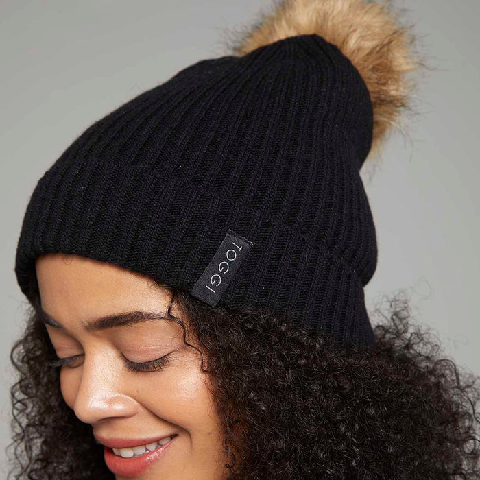 Dual Bobble Hat One Size Black Toggi