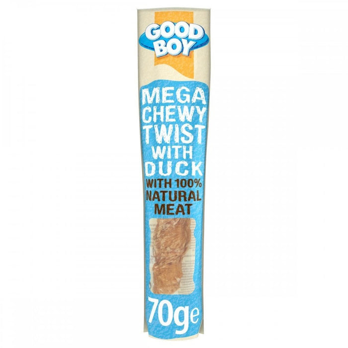 GB Mega Chewy Twist Duck 70g Dog Treats